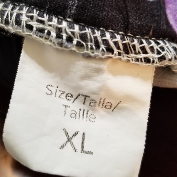 Unbranded Women's Multicolor Floral PJ'S Elastic Drawstring Waist PJ's Size XL - Picture 5 of 6